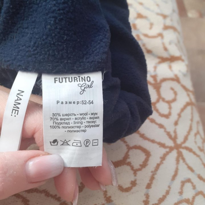 Шапочка для девочки осенняя(на прохладную весну)