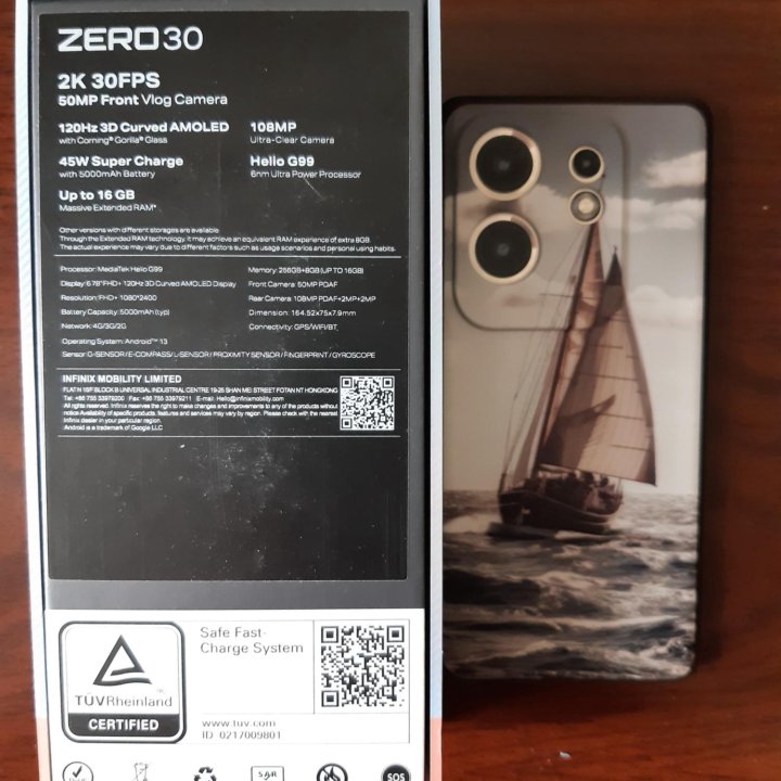 Смартфон lnfinix zero 30 4g