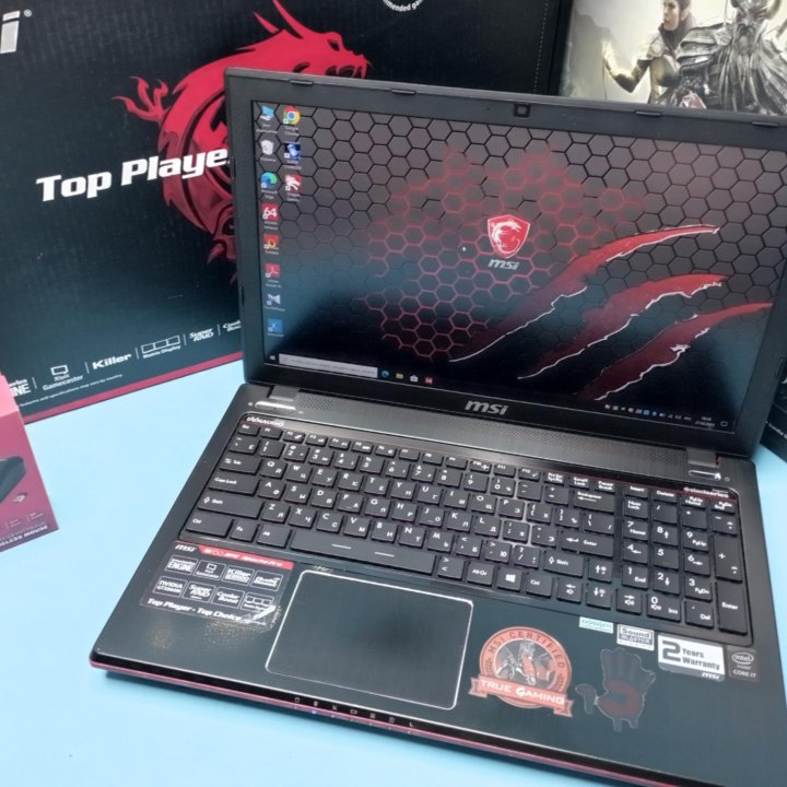 Игровой MSI, i7+16гб Ram+GTX860m