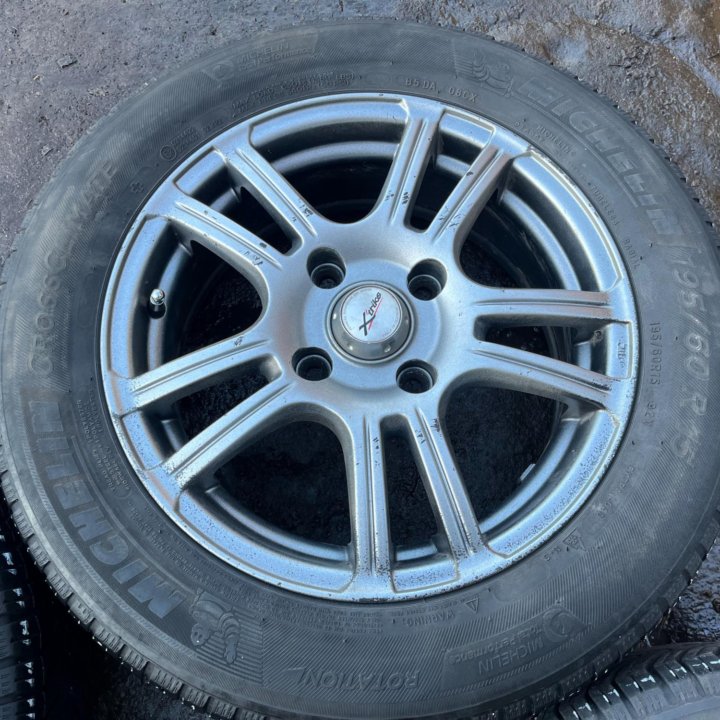 Литые Диски R15 X'trike 4x114.3 Michelin 195/60