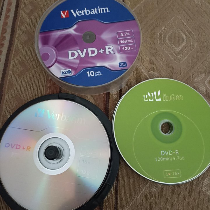 Болванки чистые dvd-r, DVD+r, CD диски