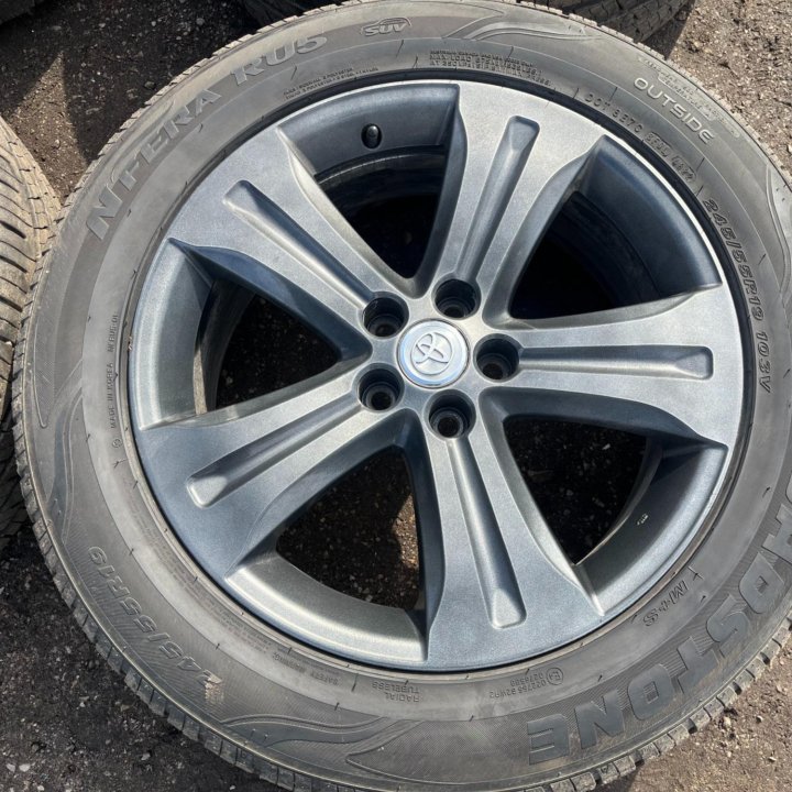 Лето Roadstone 245/55 R15 Диски для Toyota 5x114.3