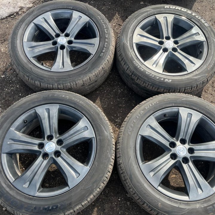 Лето Roadstone 245/55 R15 Диски для Toyota 5x114.3