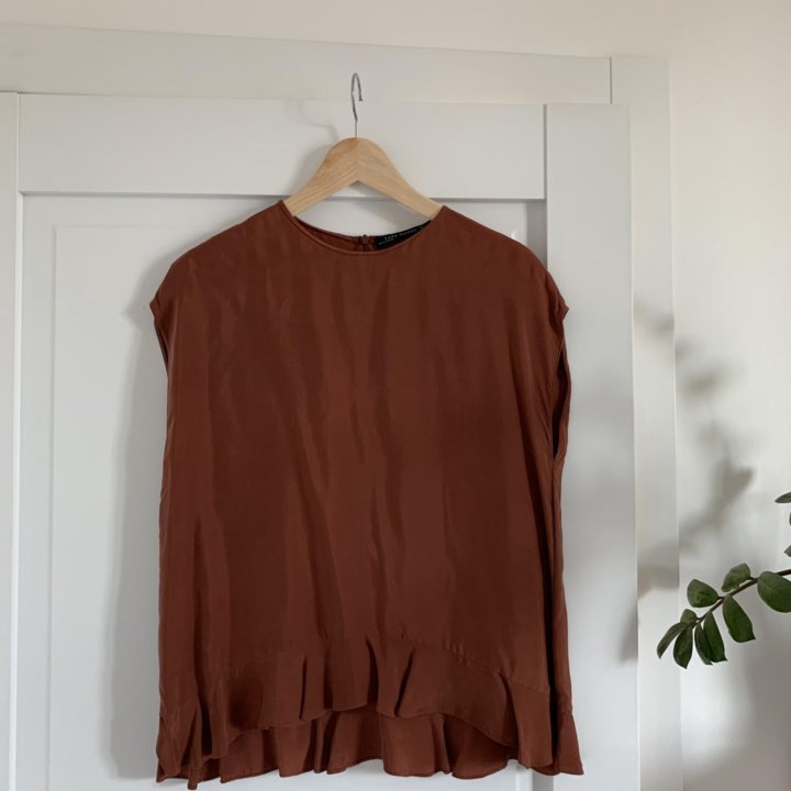 Новый топ блуза Zara лиоцелл, m (arket cos)