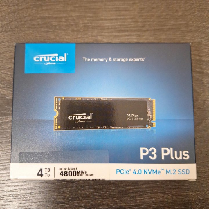 SSD Crucial P3 Plus PCle 4.0 NVMe 2280 M.2 4Tb