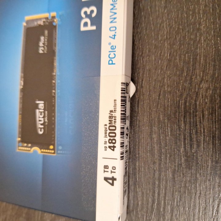 SSD Crucial P3 Plus PCle 4.0 NVMe 2280 M.2 4Tb