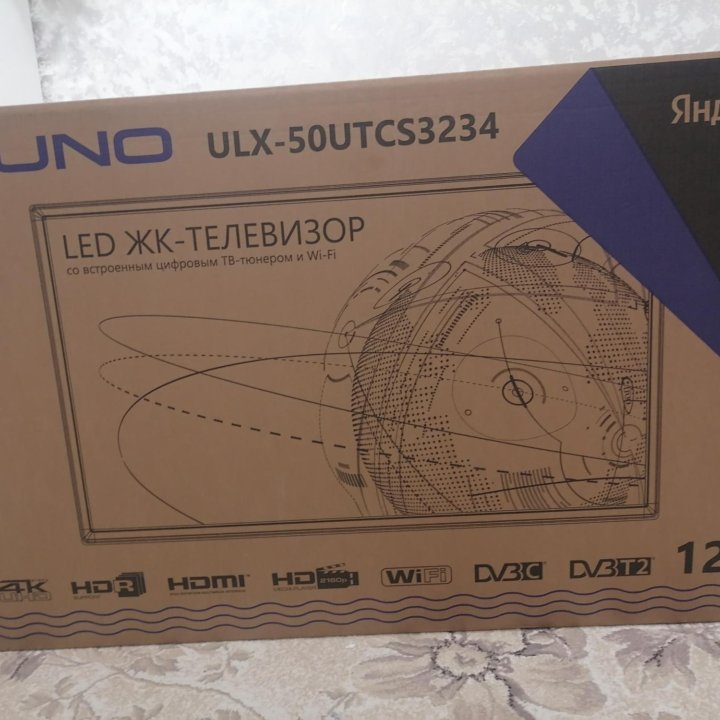 Телевизор YUNO ULX-50UTCS3234