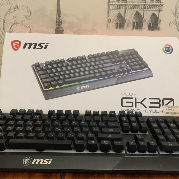 Игровая механическая клавиатура MSI Vigor GK30