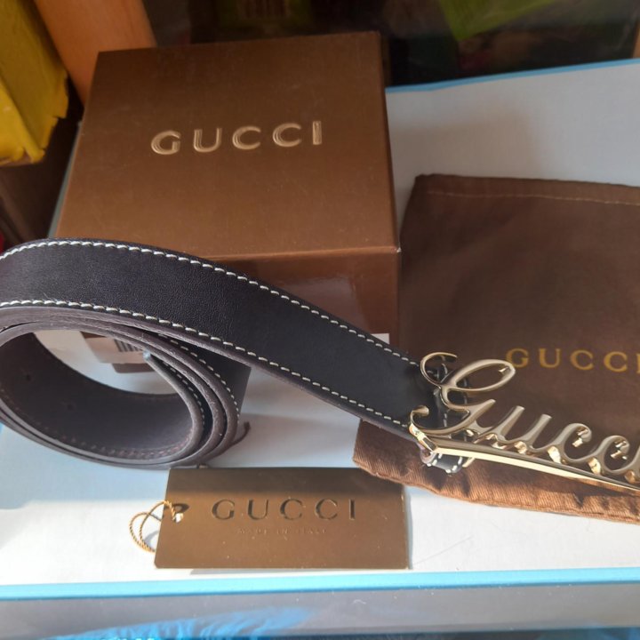 Ремень кожа GUCCI, Италия