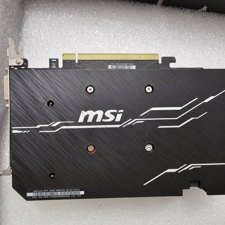 MSI GeForce GTX 1660 Ventus xs