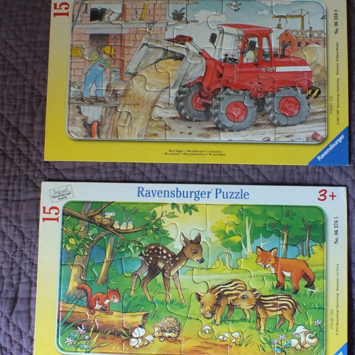 Пазлы марки Ravensburger Puzzle для детей 3+