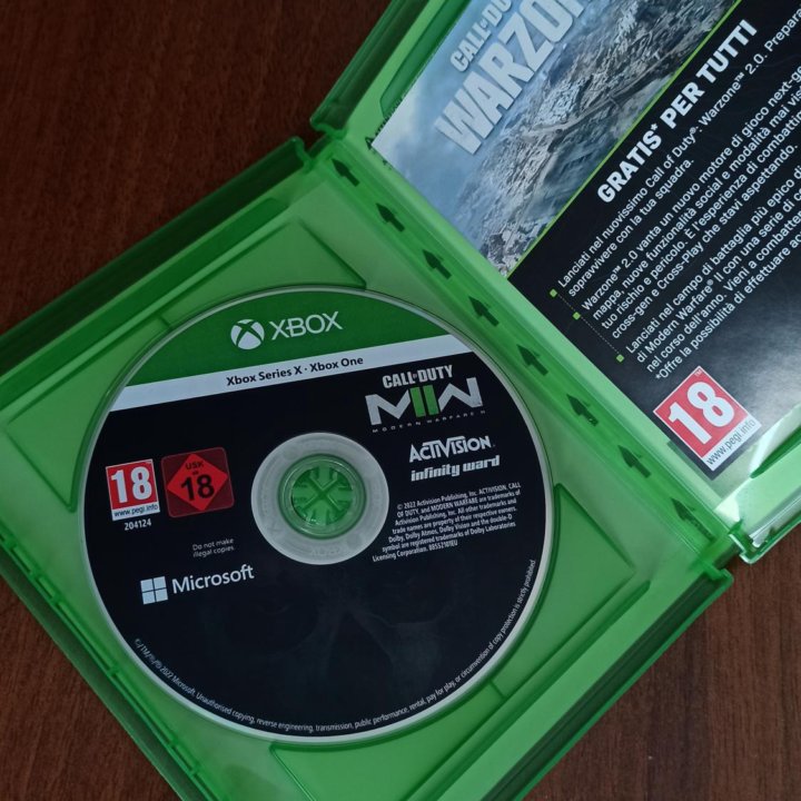 Игра Call of Duty Modern Warfare 2 на xbox