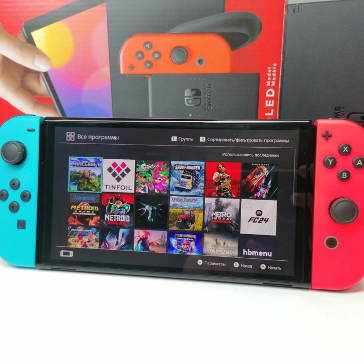 Nintendo Switch Oled 320gb+999игр