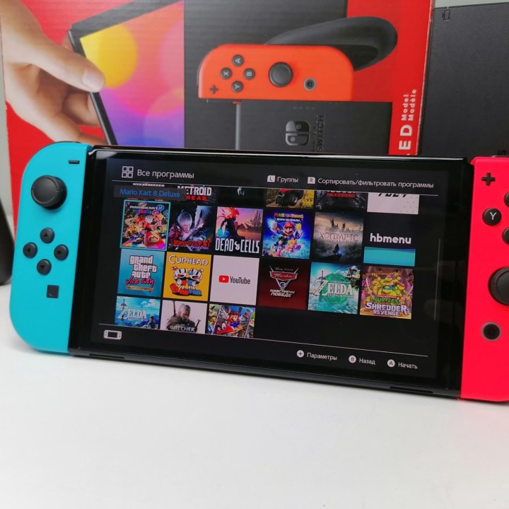 Nintendo Switch Oled 320gb+999игр