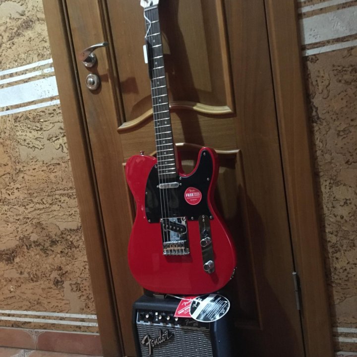 Squier Sonic Telecaster+Комбик Fender Frontman+К/т