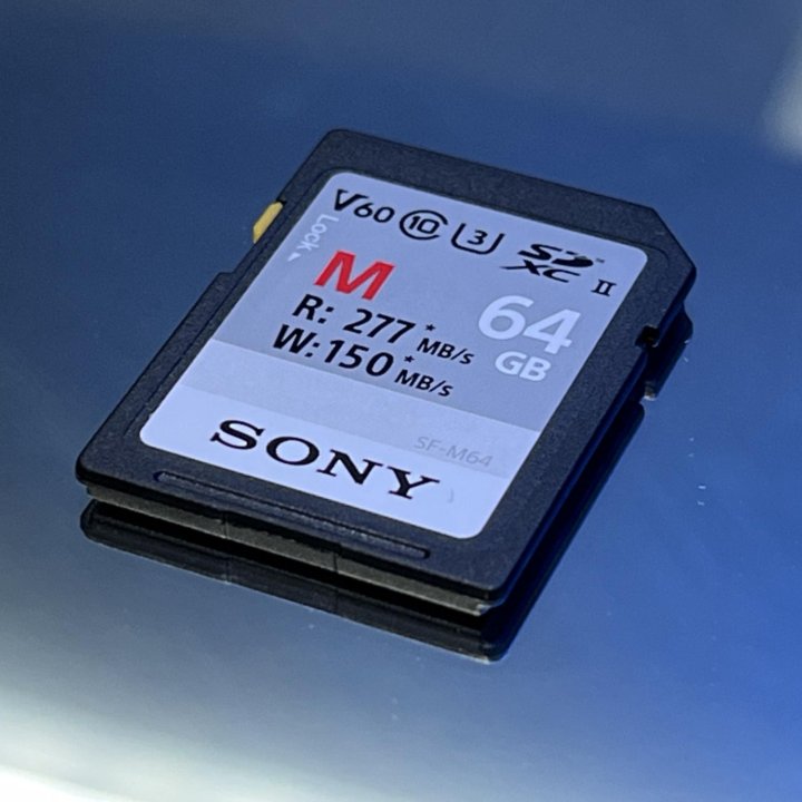 Карта памяти Sony SDXC 64GB SF-M UHS-II U3 V60