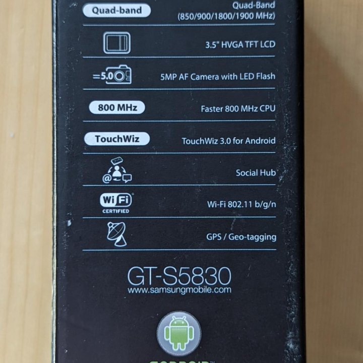 Samsung Galaxy Ace GT-S5830