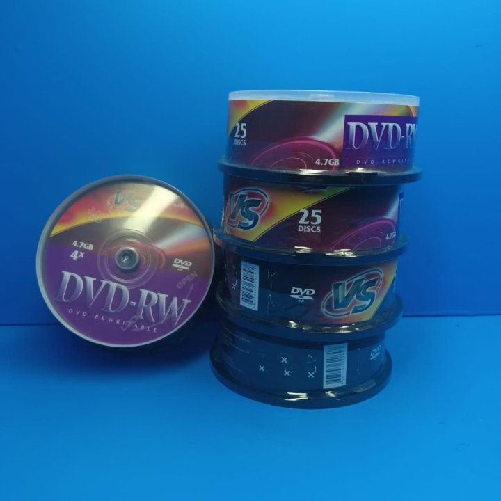 Набор болванок DVD-RW 4,7gb 25 штук