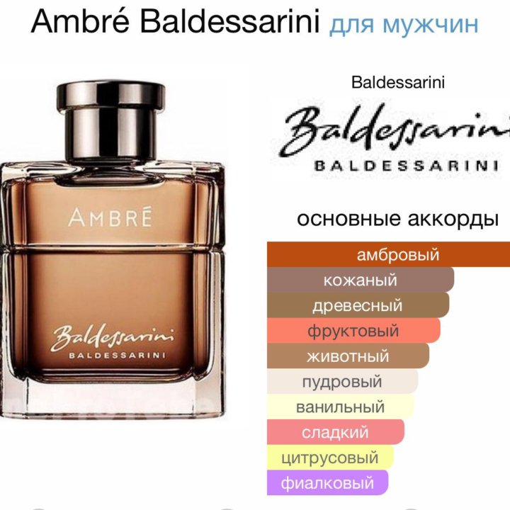 Мужские духи Baldessarini Ambre 90 мл. Оригинал