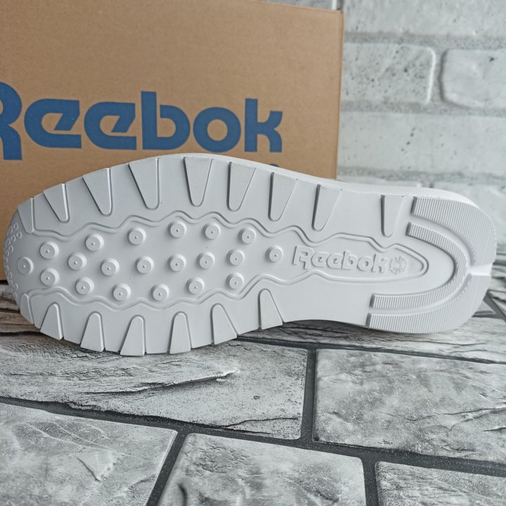 Кожаные кроссовки белые Reebok classic, р2ж