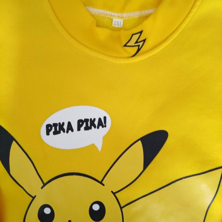 Свитшот толстовка PikaChu Пикачу