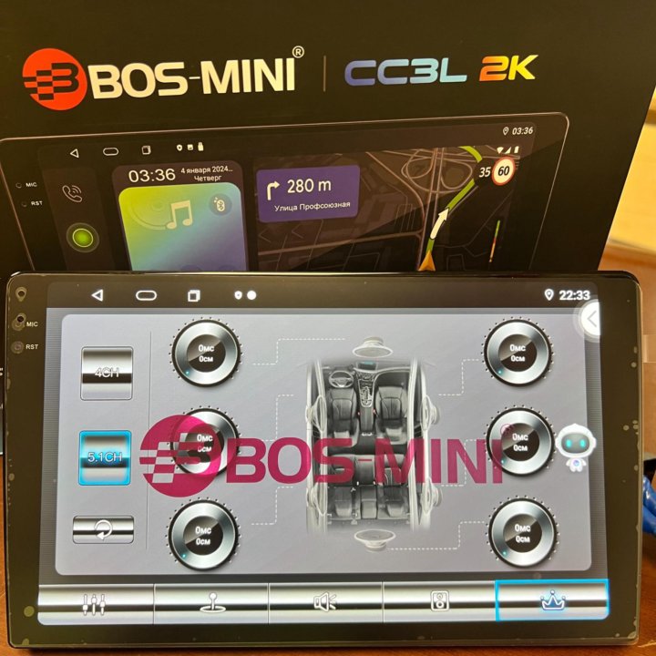 Магнитола BOS-mini CC3L 2K, 9