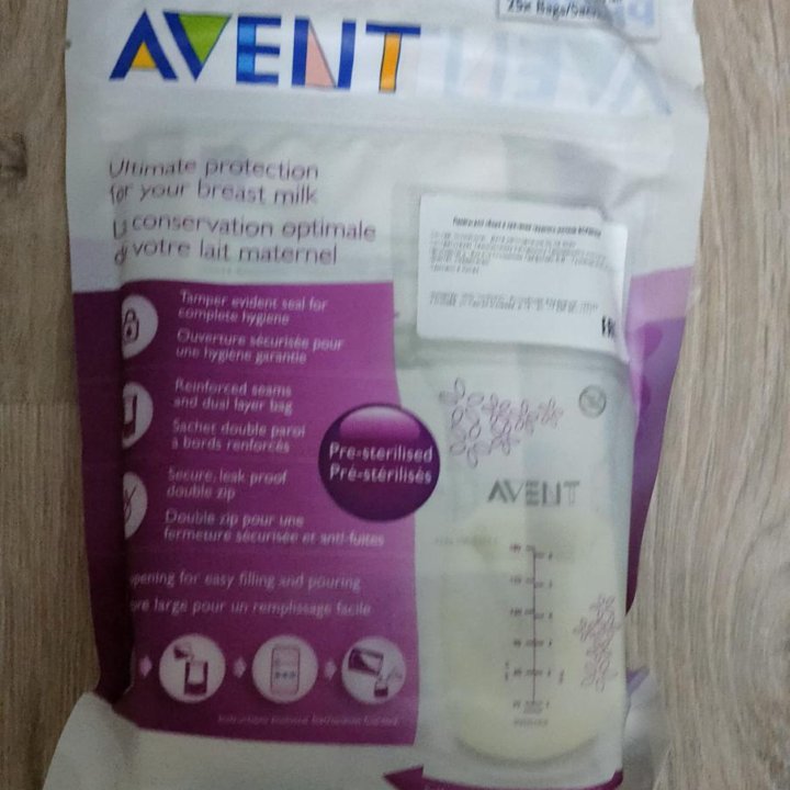 Пакеты для грудного молока Philips AVENT