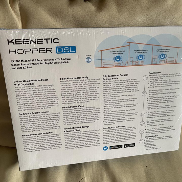 Keenetic Hopper kn-3610 Новый, запечатанный