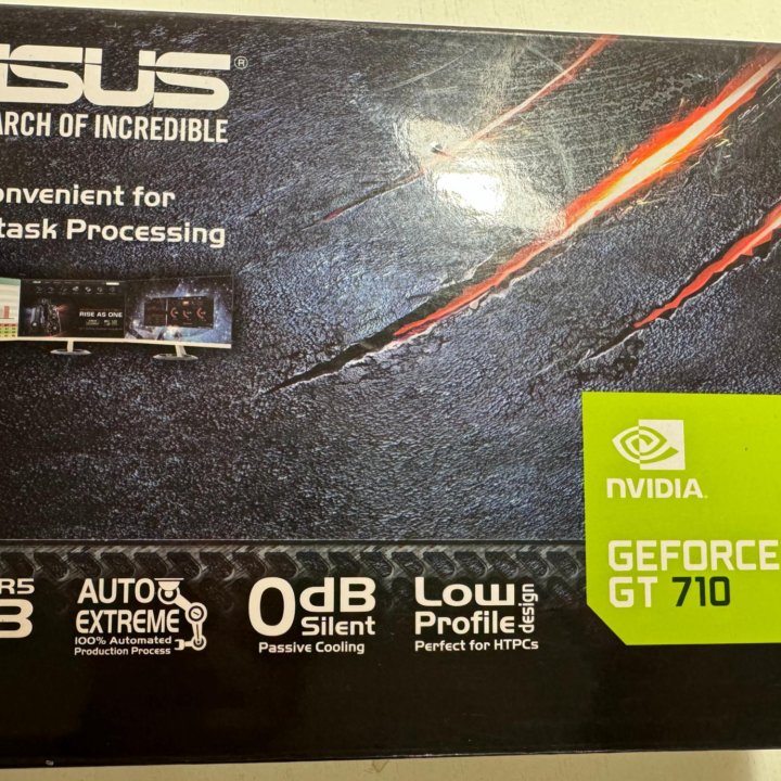 Видеокарта ASUS GeForce GT 710 Silent LP новая