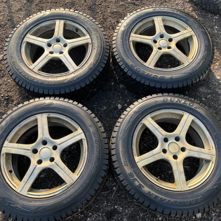 Германские Литые Диски R17 5x114.3 Dunlop 225/65