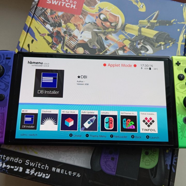 Nintendo Switch Oled Splatoon 256Gb+игры