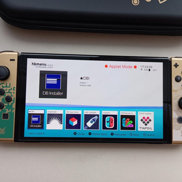 Nintendo Switch Oled Zelda 256Gb+игры