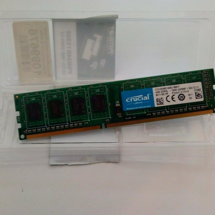 Память Crucial ddr3 4 gb 1600 мгц