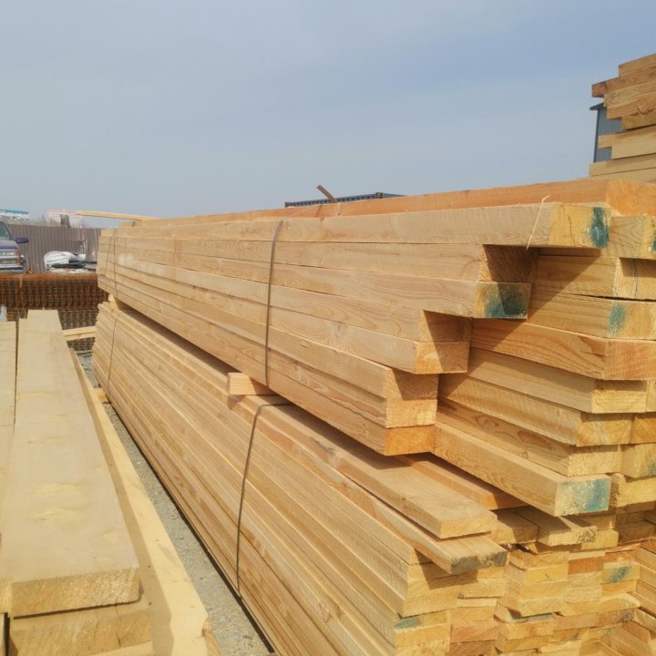 Доска лиственница 1-2сорт 50х100х4000(1м3/50шт.)