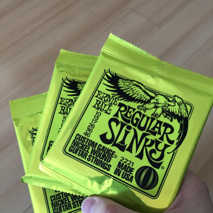 Струны для электрогитары ernie ball