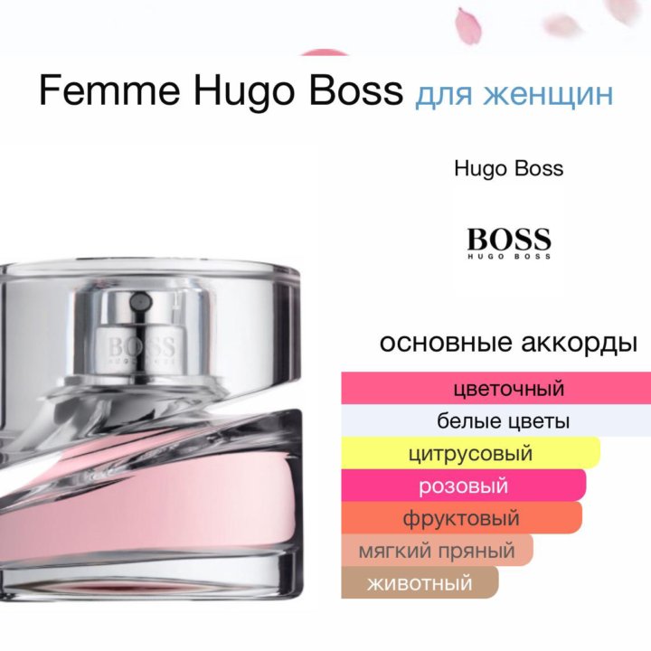 Женские духи Femme Hugo Boss 75 мл.