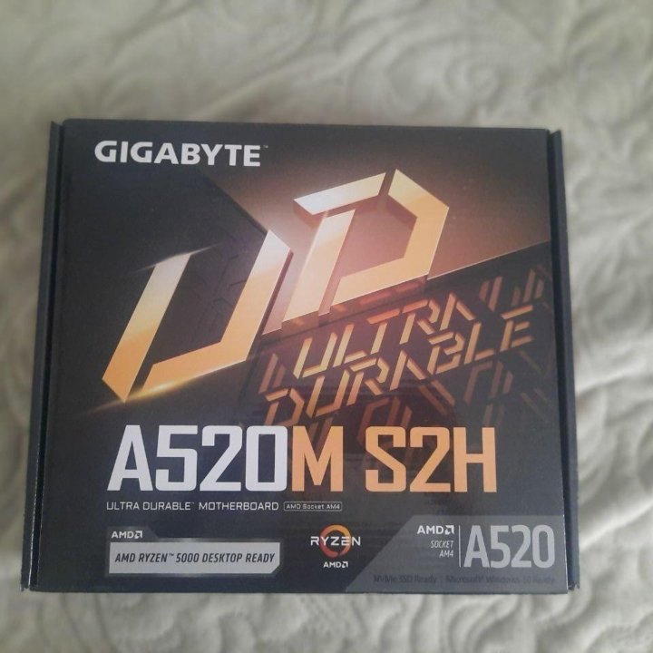 Новая материнская плата gigabyte A520M S2H