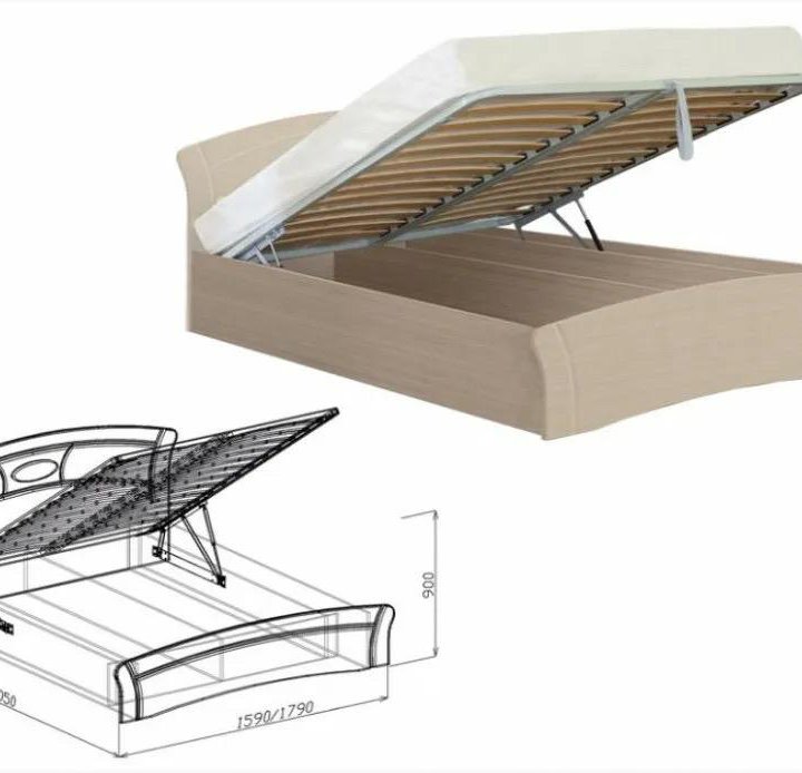 Кровать «Марта» с подъемным механизмом