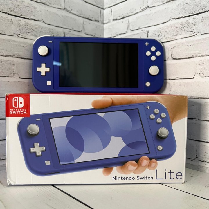 Новый Nintendo Switch Lite 32 Gb в синем цвете