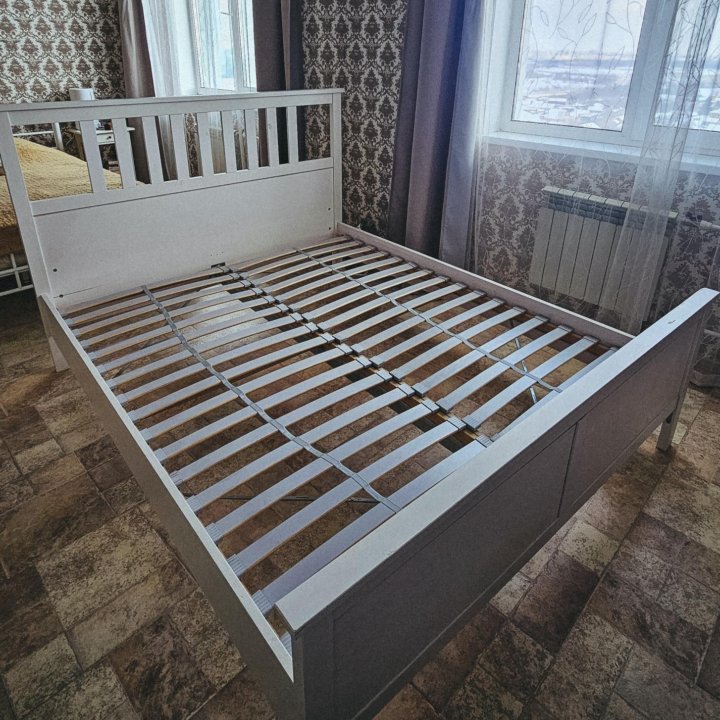 Кровать двухспальная 160 200 IKEA Hemnes Хэмнес