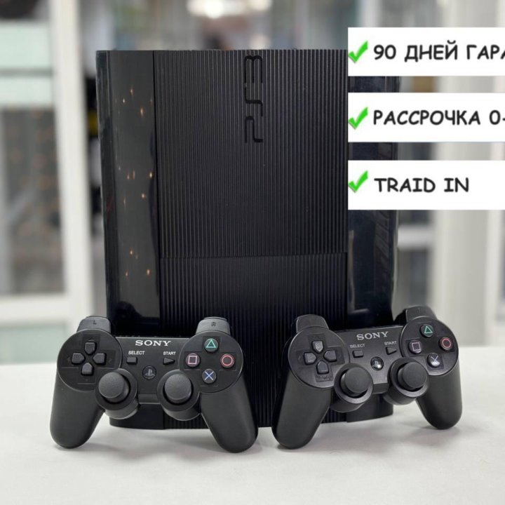Sony PS3 PlayStation 3 Super Slim (500 GB бу)