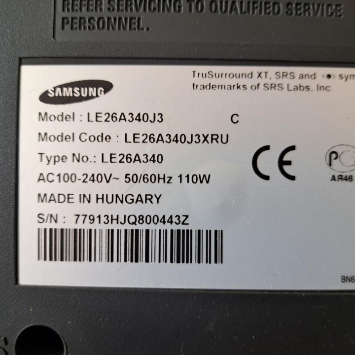 жк телевизор samsung 26 le26a340j3 и 32 le32a330j1