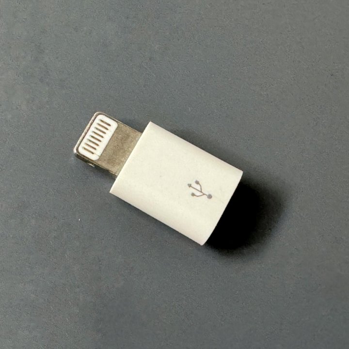 Переходник micro usb Lightning