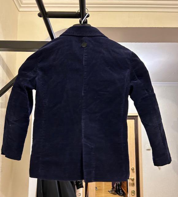 Вельветовый пиджак для мальчика р.128