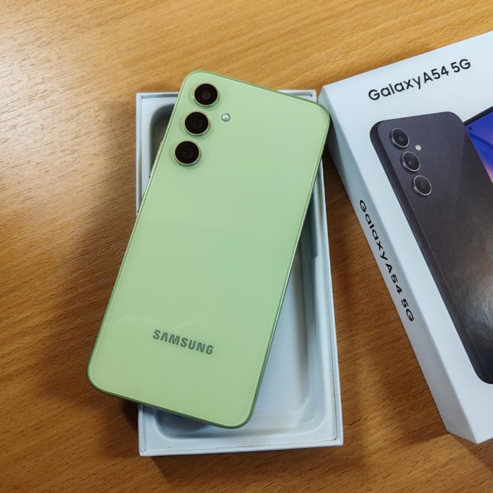 Samsung galaxy A54 8/256 Гб Салатовый цвет Реплика