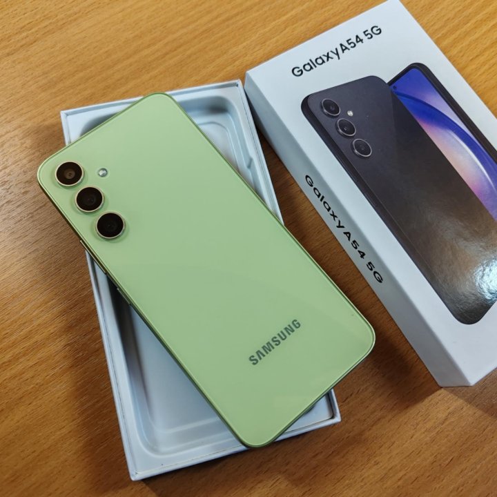 Samsung galaxy A54 8/256 Гб Салатовый цвет Реплика