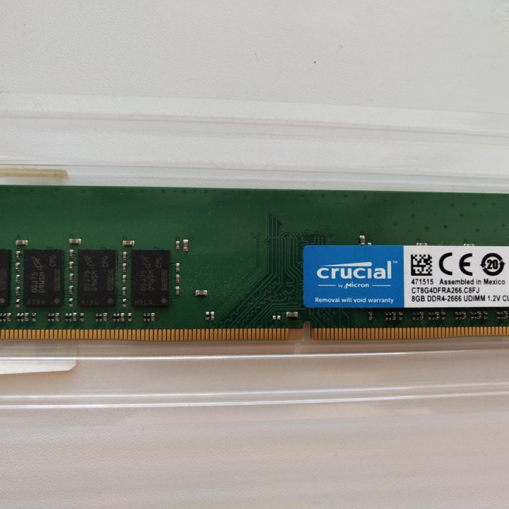 crucial ddr4 8gb 2666 udimm 1.2v cl19 c8fj