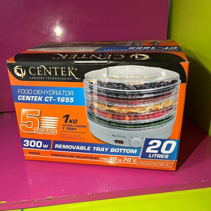 Сушилка для овощей и фруктов Centek CT-1655