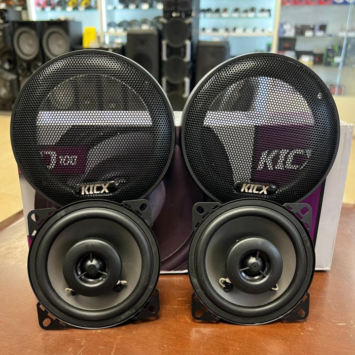 Динамики колонки KICX PD-100 (10 см) коакс 2-х пол