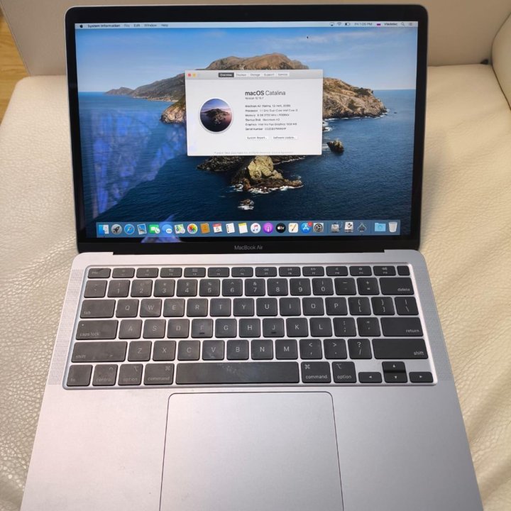 MacBook Air 13 2020 год , space gray 8gb ОЗУ / 256